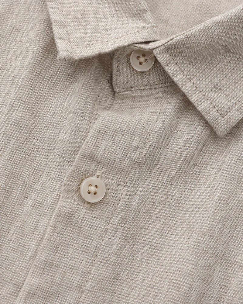 Men's Casual Button-Down Shirt | Chest Pocket Short Sleeve
