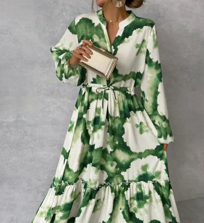 Women's Tie-Dye Maxi Dress | Flowy Summer