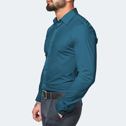 Men's Slim Fit Stretch Dress Shirt