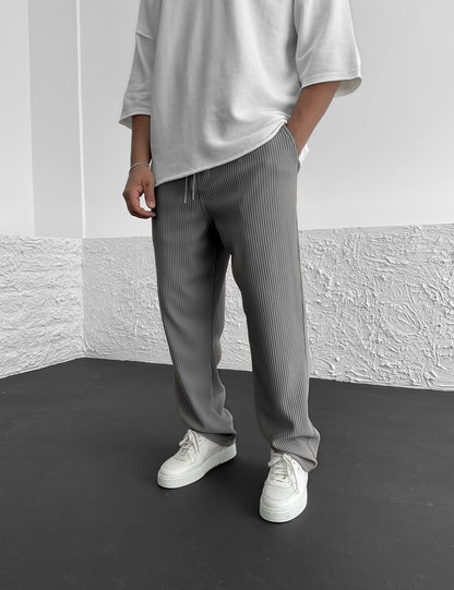 Women's Ribbed Trousers | Soft Stretch Everyday Fit