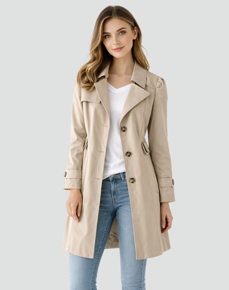 Women's Slim Fit Trench Coat | Summer Style