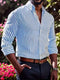 Men's Slim Fit Vertical Stripe Shirt | Smart Casual Button-Down