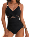 Women's Glamorous One-Piece Swimsuit | Adjustable Straps
