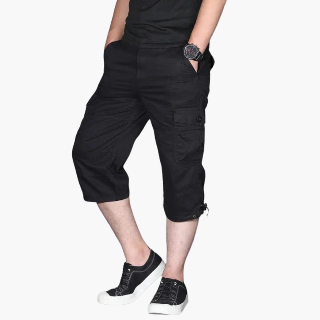 Men's 3/4 Cargo Pants | Casual Multi-Pocket Summer Trousers