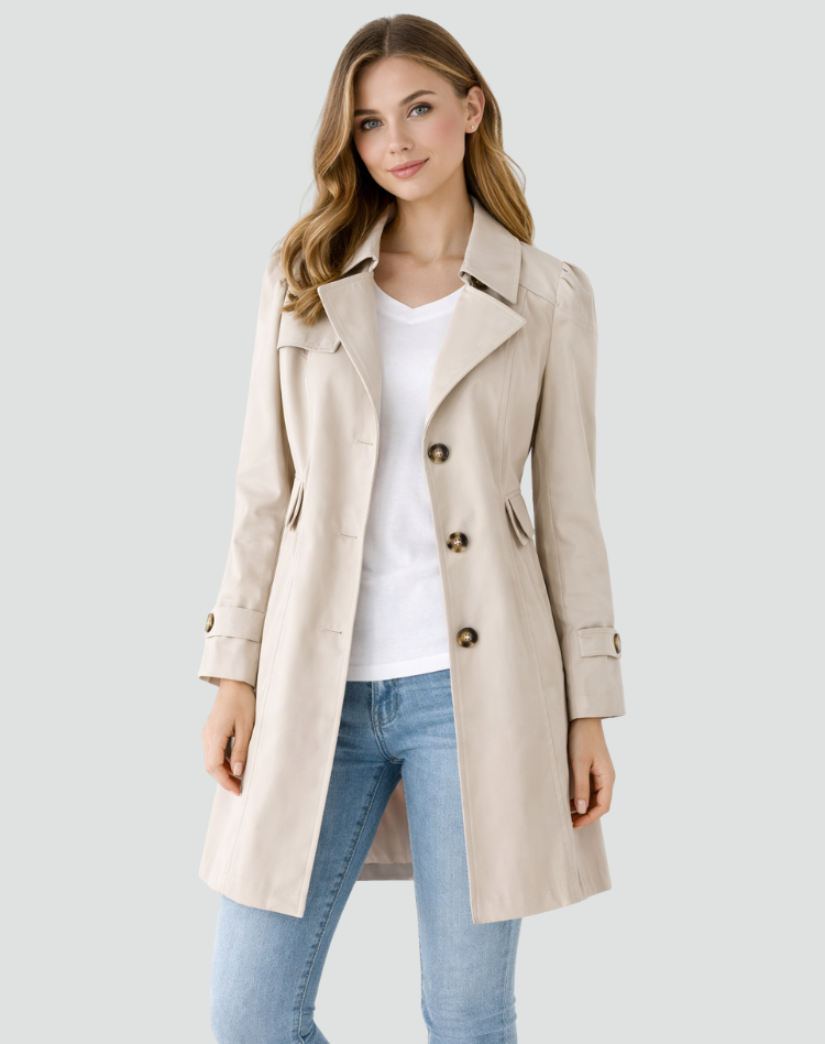 Women's Slim Fit Trench Coat | Summer Style
