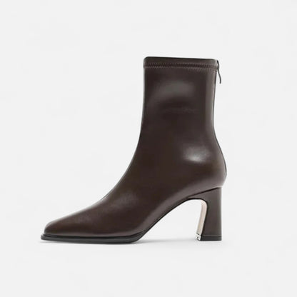 Women's Vintage Ankle Boots | Square Toe Block Heel Style
