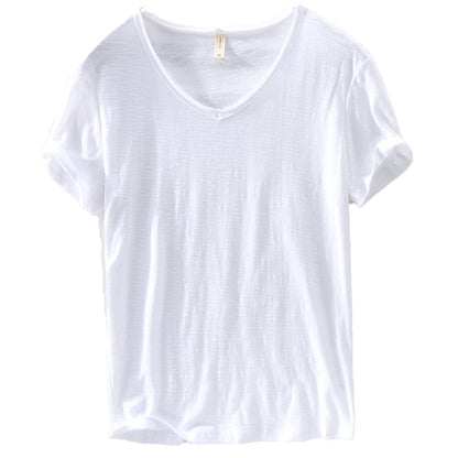 Men's V-Neck T-Shirt | Lightweight Casual Short-Sleeve
