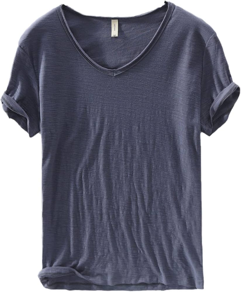 Men's V-Neck T-Shirt | Lightweight Casual Short-Sleeve