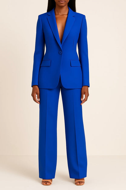 Women's Tailored Blazer Suit Set | Two-Piece Office Wear