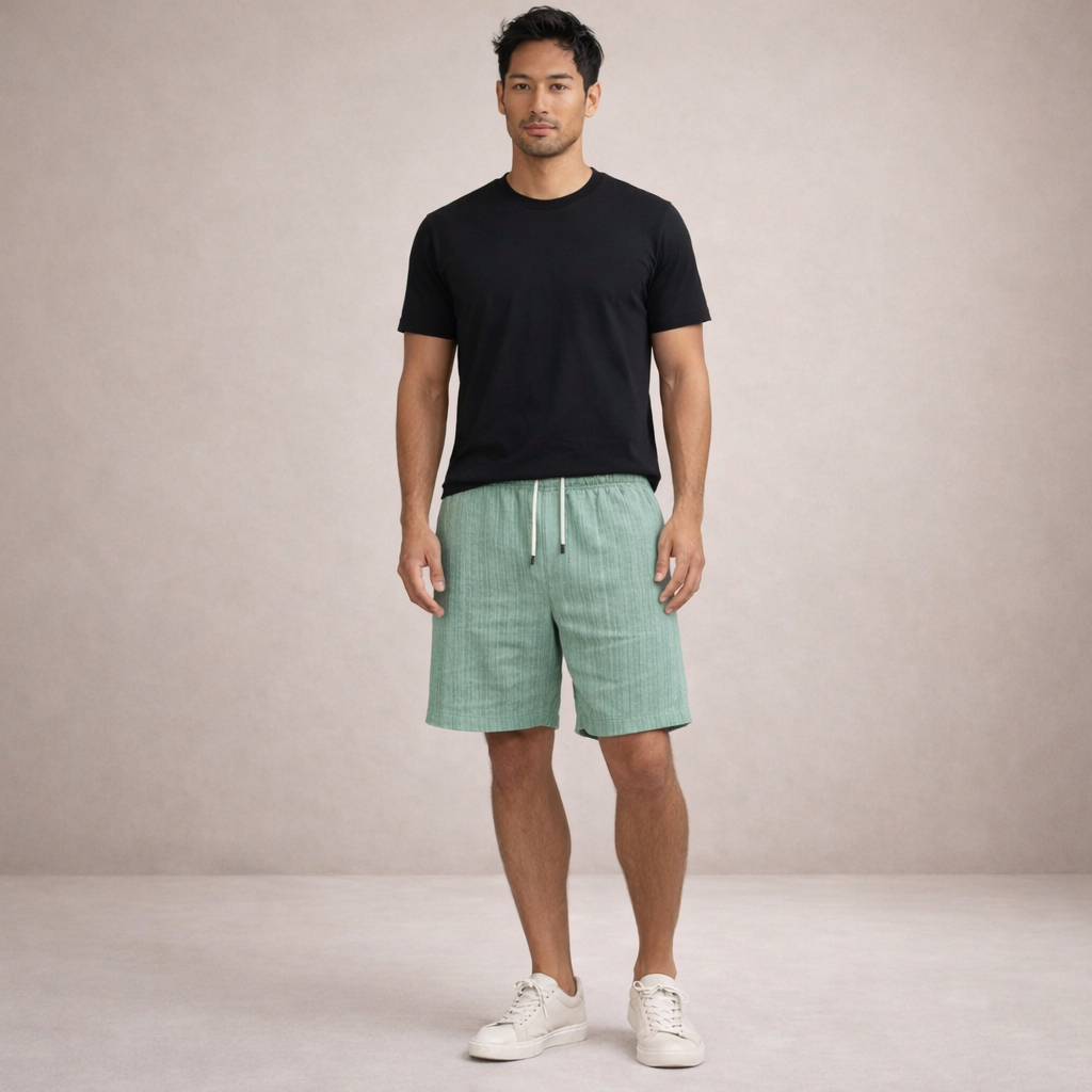 Men's Linen Style Shorts