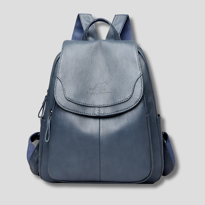Women's Anti-Theft Backpack | Leather Style Embossed Finish