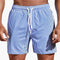 Men's Striped Board Shorts | Elastic Waist Swim Short