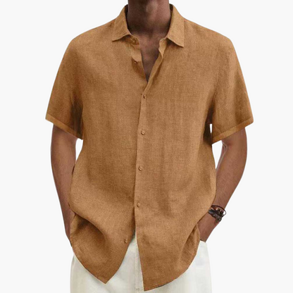 Men's Short Sleeve Button-Down Shirt | Casual Summer