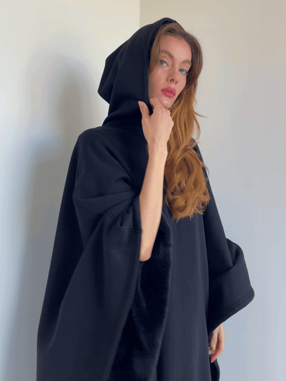 Oversized Comfort Relaxation Pullover with Soft French Terry