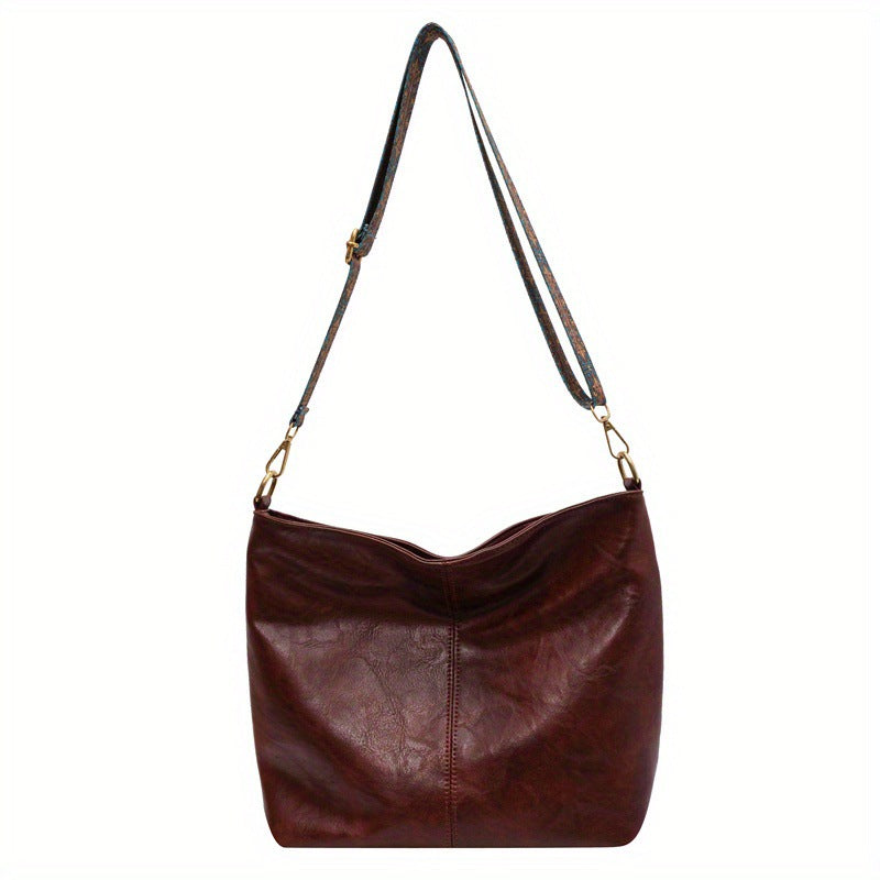 Women's Large Capacity Hobo Bag | Leather Style Everyday Tote