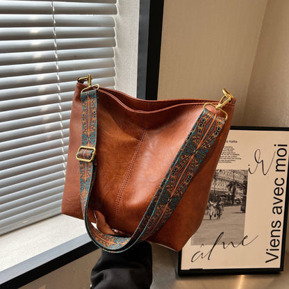 Women's Large Capacity Hobo Bag | Leather Style Everyday Tote