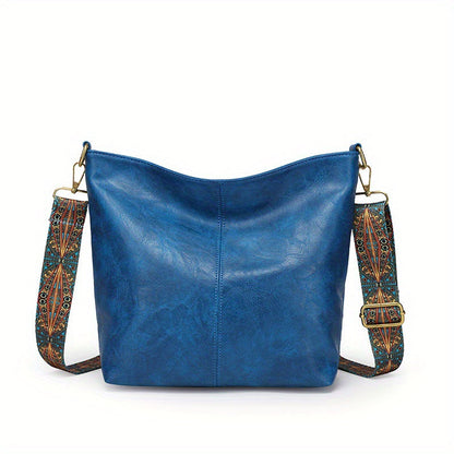 Women's Large Capacity Hobo Bag | Leather Style Everyday Tote