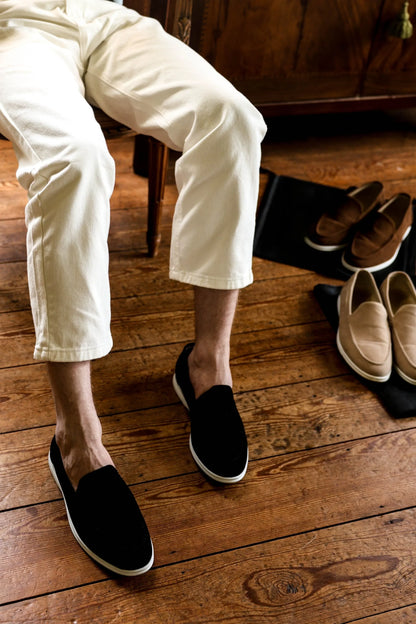 Men's Faux Suede Loafers
