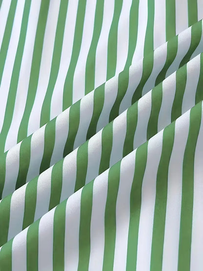 Men's Slim Fit Vertical Stripe Shirt | Smart Casual Button-Down