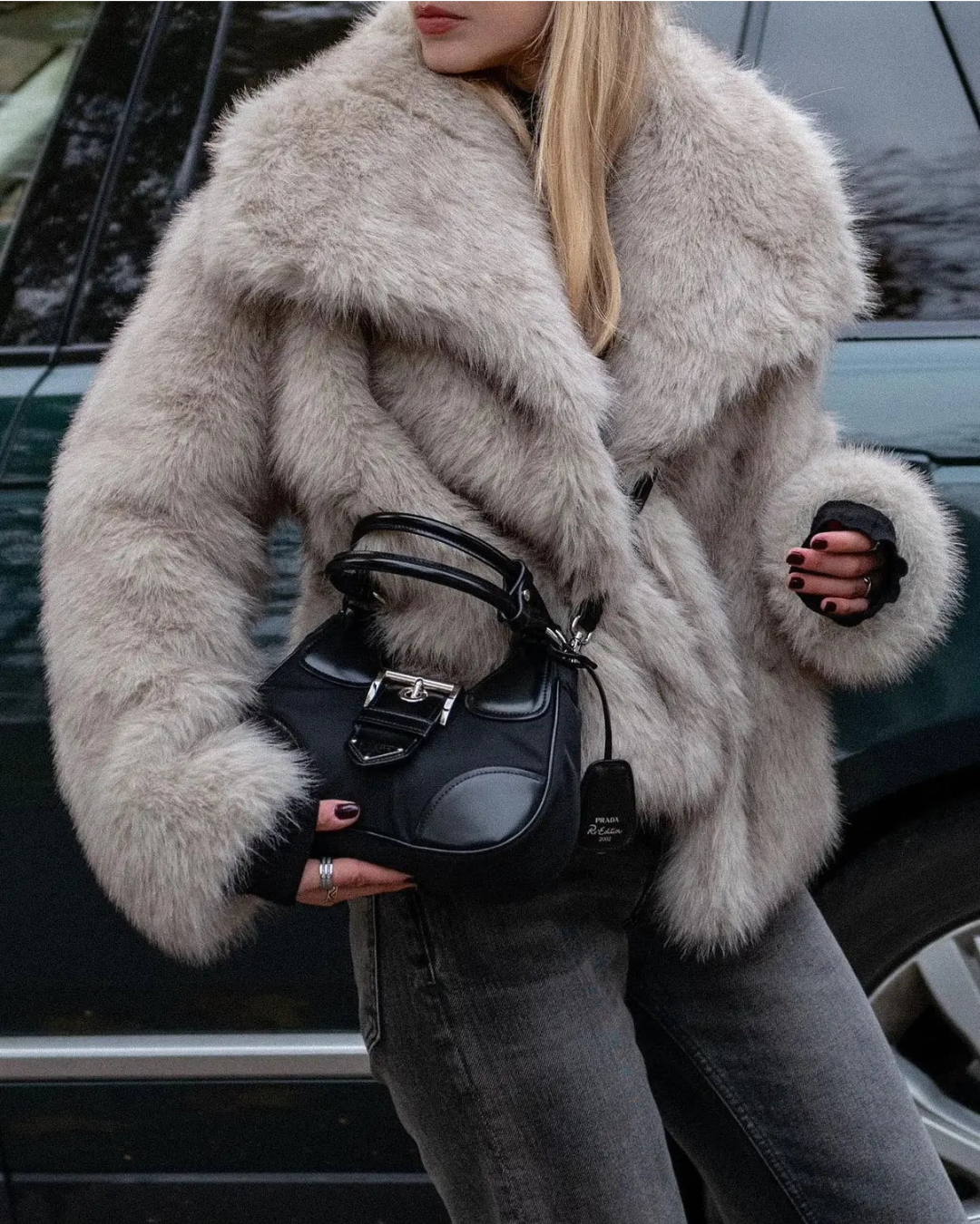 Women's Faux Fur Coat | Eco-Friendly Winter Warmth