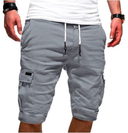 Men's Cargo Shorts | Multi-Pocket Drawstring Summer Shorts