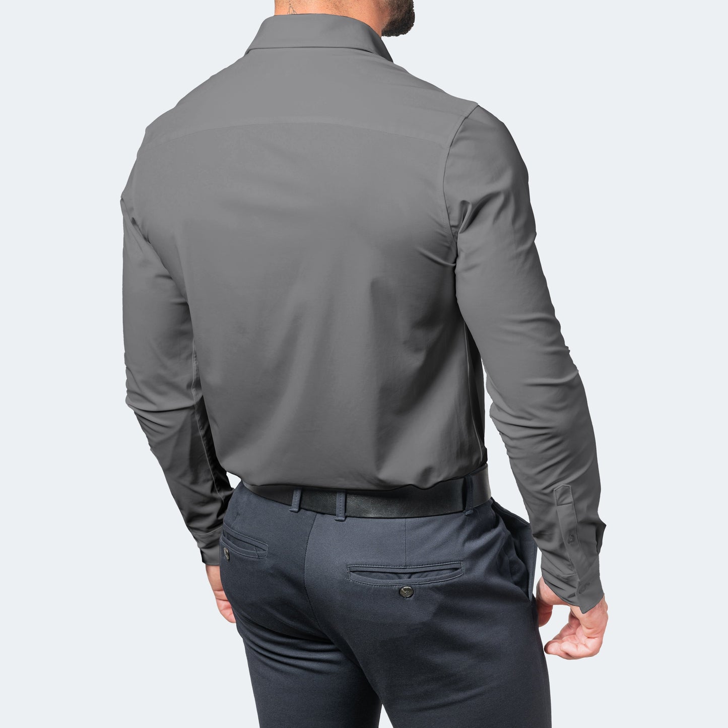 Men's Slim Fit Stretch Dress Shirt