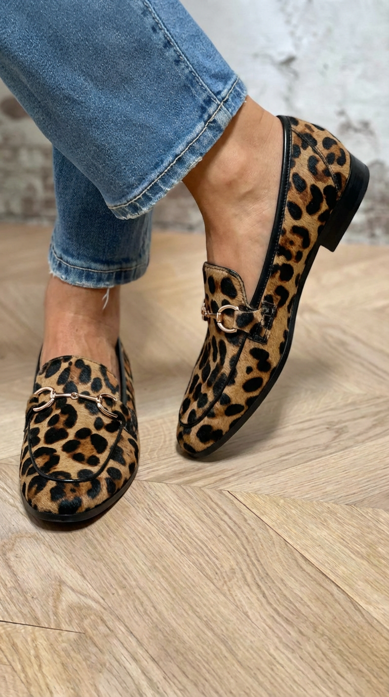 Women's Leopard Print Loafers | Bold Everyday Style