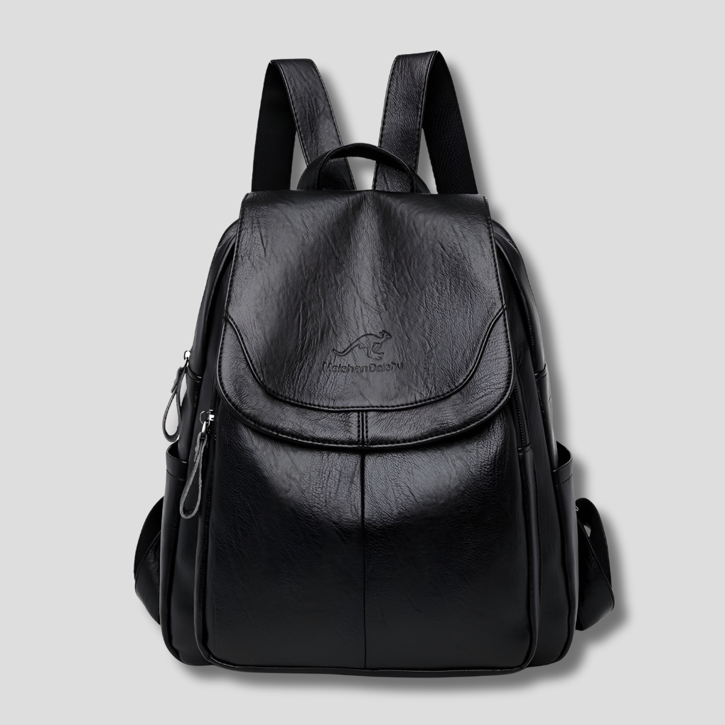Women's Anti-Theft Backpack | Leather Style Embossed Finish
