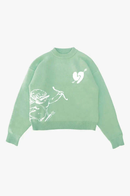 Unisex Wool-Blend Knit Sweater | Minimalist Scandi Layer