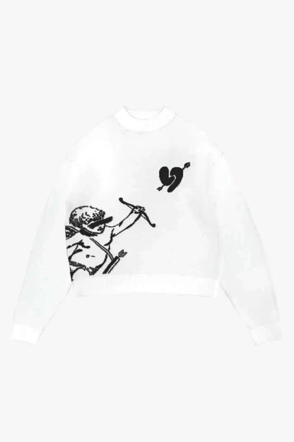 Unisex Wool-Blend Knit Sweater | Minimalist Scandi Layer