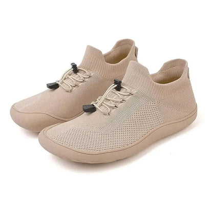 Unisex Knit Barefoot Shoes | Toggle Lace-Up Wide Toe Box