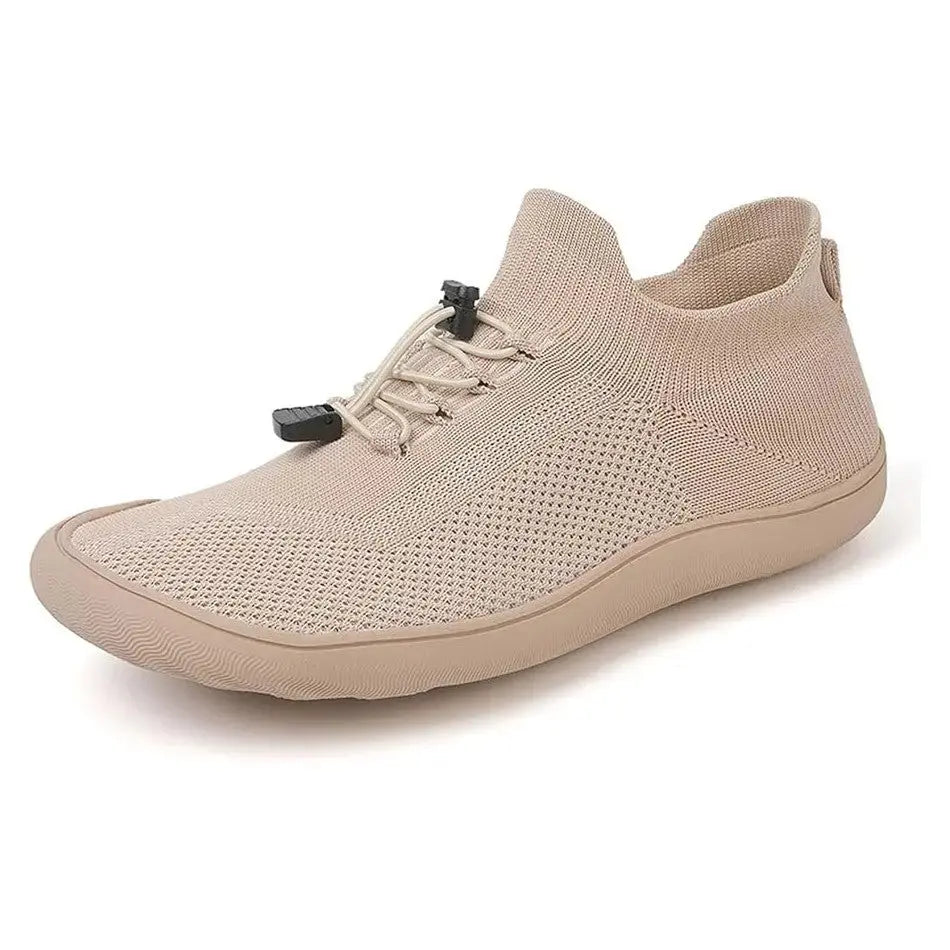 Unisex Knit Barefoot Shoes | Toggle Lace-Up Wide Toe Box