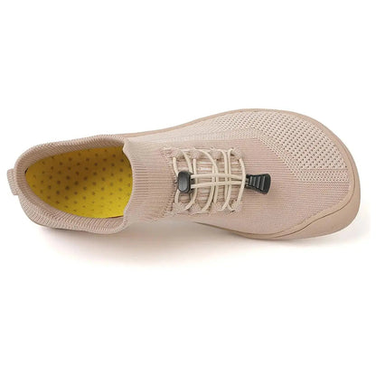 Unisex Knit Barefoot Shoes | Toggle Lace-Up Wide Toe Box
