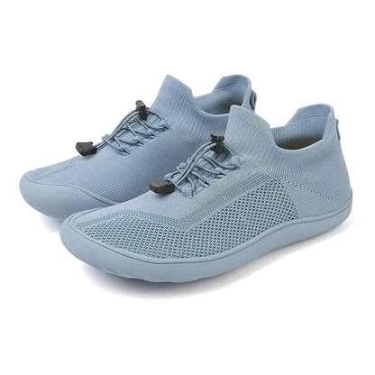 Unisex Knit Barefoot Shoes | Toggle Lace-Up Wide Toe Box