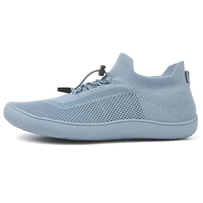 Unisex Knit Barefoot Shoes | Toggle Lace-Up Wide Toe Box