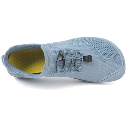 Unisex Knit Barefoot Shoes | Toggle Lace-Up Wide Toe Box
