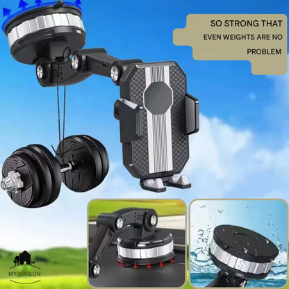 360° Rotating Car Phone Mount | Secure Dashboard Holder