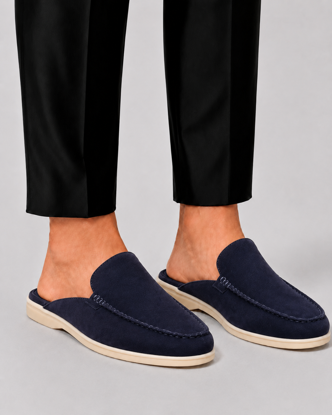 Men's Loafer Mules | Open Back Slip-On Summer Shoes