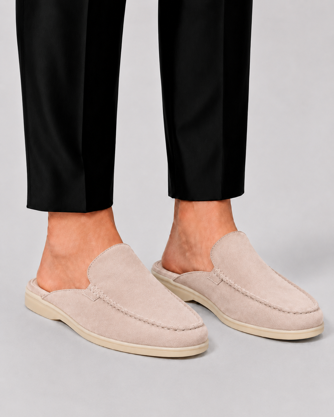 Men's Loafer Mules | Open Back Slip-On Summer Shoes