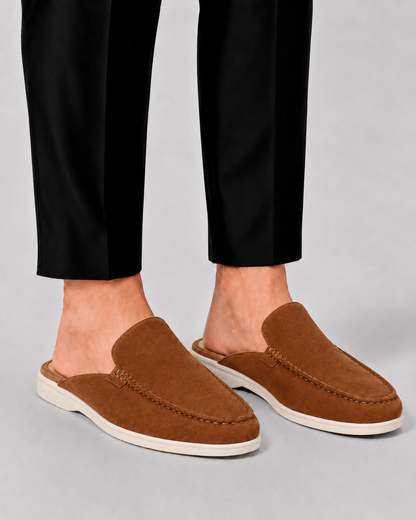 Men's Loafer Mules | Open Back Slip-On Summer Shoes