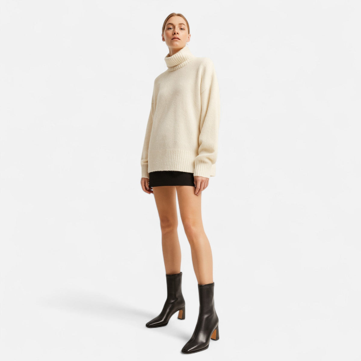 Women's Vintage Ankle Boots | Square Toe Block Heel Style