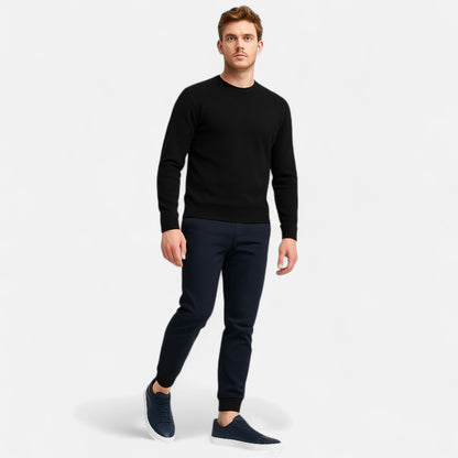 Men's Slip-On Leather Style Sneakers | Laceless Casual Shoes
