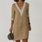 Women's Linen Style Summer Dress | Relaxed Breathable Midi