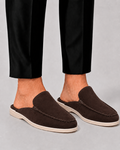 Men's Loafer Mules | Open Back Slip-On Summer Shoes