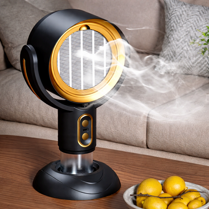 Compact Smoke & Odor Extractor | Quiet Rechargeable Design