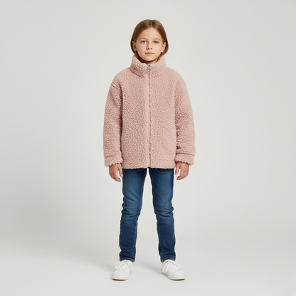 Cozy Cloud Plush Fleece Jacket for Kids