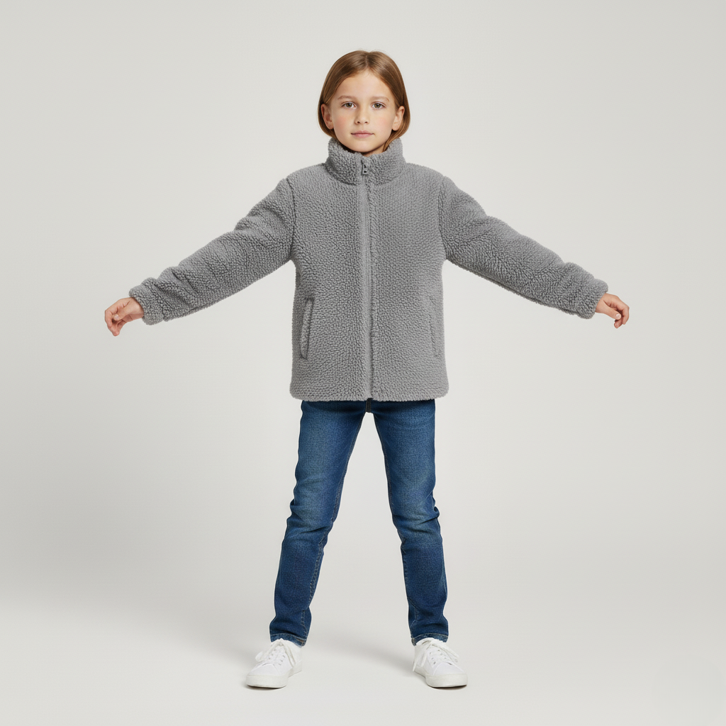 Cozy Cloud Plush Fleece Jacket for Kids