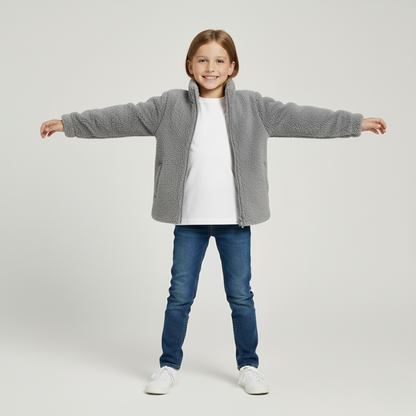 Cozy Cloud Plush Fleece Jacket for Kids
