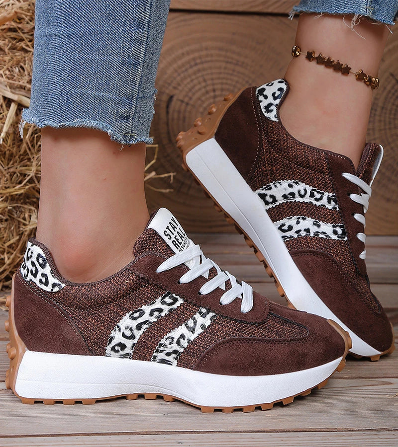 Women's Platform Walking Sneakers | Ergonomic Arch Support Comfort