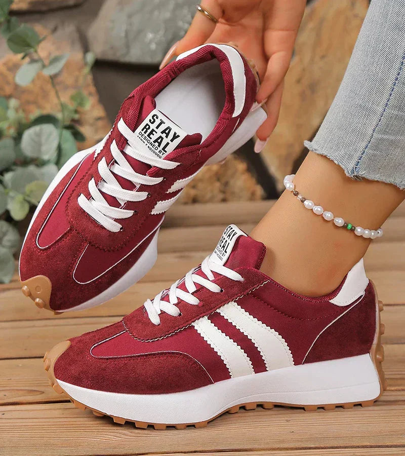 Women's Platform Walking Sneakers | Ergonomic Arch Support Comfort